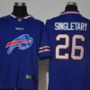 Men’s Buffalo Bills #26 Devin Singletary Royal Blue 2020 Big Logo Vapor Untouchable Stitched NFL Nike Fashion Limited Jersey
