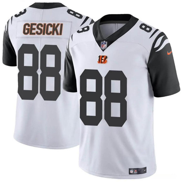 Men’s Cincinnati Bengals #88 Mike Gesicki White Vapor Untouchable Limited Stitched Jerseys