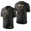 Men’s Chicago Bears #33 Jaylon Johnson Black 2020 NFL Draft Golden Edition Jersey