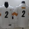 Men’s Pittsburgh Steelers #2 Mike Vick White 2021 Vapor Untouchable Stitched NFL Nike Limited Jersey