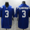Men’s Indianapolis Colts #3 Rodrigo Blankenship Royal Blue 2020 Vapor Untouchable Stitched NFL Nike Limited Jersey