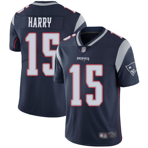 Nike Patriots #15 N’Keal Harry Navy Blue Team Color Men’s Stitched NFL Vapor Untouchable Limited Jersey