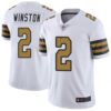 Men’s New Orleans Saints #2 Jameis Winston White Color Rush Jersey