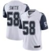 Men’s Dallas Cowboys #58 Aldon Smith Limited White Color Rush Vapor Untouchable Jersey