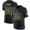Men’s Pittsburgh Steelers #96 Isaiah Buggs Limited Black Impact Jersey