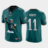 Men’s Philadelphia Eagles #11 Carson Wentz Midnight Green Player Portrait Edition 2020 Vapor Untouchable Stitched NFL Nike Limited Jersey 3