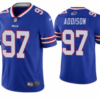 Men’s Buffalo Bills #97 Mario Addison Blue Vapor Untouchable Limited Stitched Jersey