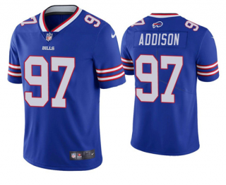 Men’s Buffalo Bills #97 Mario Addison Blue Vapor Untouchable Limited Stitched Jersey