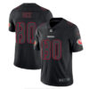 Men’s San Francisco 49ers #80 Jerry Rice Black Impact Limited Stitched Jersey