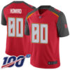 Nike Buccaneers #80 O. J. Howard Red Team Color Men’s Stitched NFL 100th Season Vapor Limited Jersey