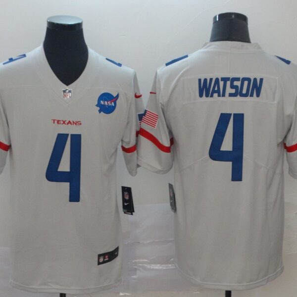 Nike Texans 4 Deshaun Watson White City Edition Vapor Untouchable Limited Jersey