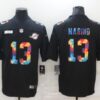 Men’s Miami Dolphins #13 Dan Marino Multi-Color Black 2020 NFL Crucial Catch Vapor Untouchable Nike Limited Jersey