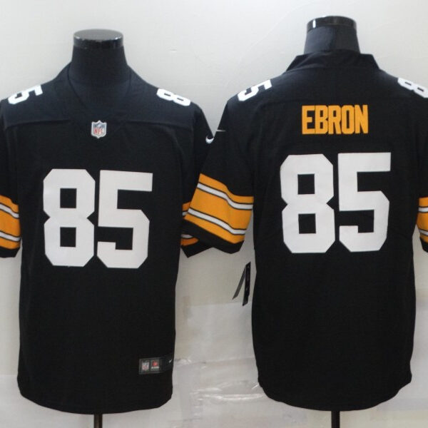 Men’s Pittsburgh Steelers #85 Eric Ebron Black 2017 Vapor Untouchable Stitched NFL Nike Throwback Limited Jersey