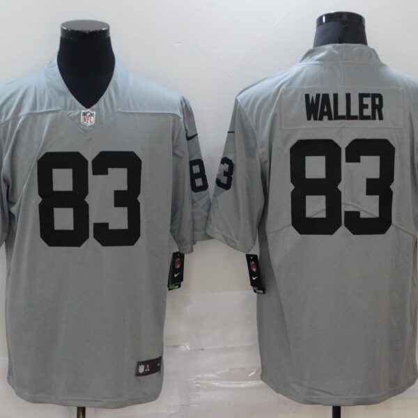 Men’s Las Vegas Raiders #83 Darren Waller Nike Gray Gridiron 2018 Vapor Untouchable NFL Gray Limited Jersey