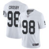 Oakland Raiders #98 Maxx Crosby Men’s White Road Limited Vapor Untouchable Football Jersey