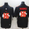 Men’s Kansas City Chiefs #15 Patrick Mahomes Black 2020 Shadow Logo Vapor Untouchable Stitched NFL Nike Limited Jersey