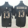 Men’s Cleveland Browns #13 Odell Beckham Jr Black Statue Of Liberty Stitched NFL Nike Limited Jersey