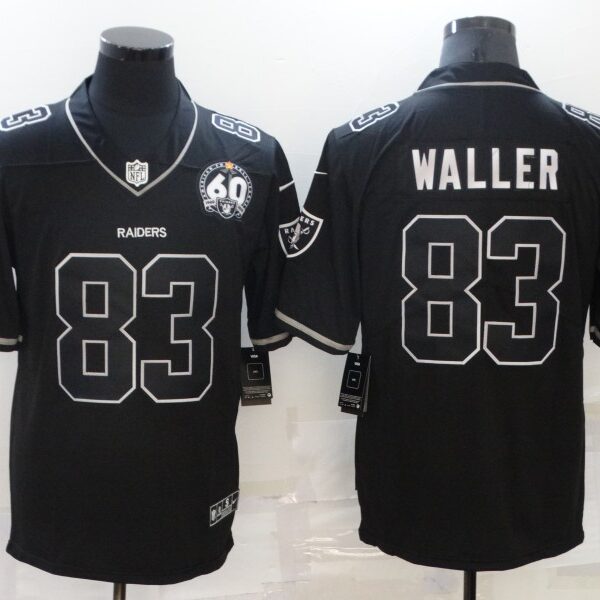 Men’s Las Vegas Raiders #83 Darren Waller Black Shadow 2021 Vapor Untouchable Stitched Nike Limited Jersey