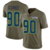Seahawks #90 Jadeveon Clowney Olive Men’s Stitched Football Limited 2017 Salute to Service Jersey