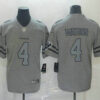 Men’s Houston Texans #4 Deshaun Watson 2019 Gray Gridiron Vapor Untouchable Stitched NFL Nike Limited Jersey