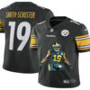 Men’s Pittsburgh Steelers #19 JuJu Smith-Schuster Black Player Portrait Edition 2020 Vapor Untouchable Stitched NFL Nike Limited Jerseys