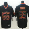 Men’s Denver Broncos #55 Bradley Chubb 2018 Black Lights Out Color Rush Stitched NFL Nike Limited Jersey