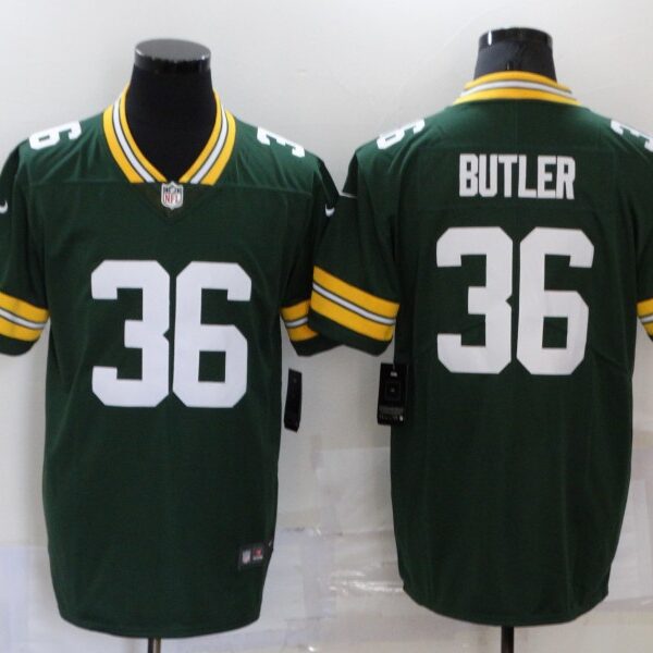 Men’s Green Bay Packers #36 LeRoy Butler Green 2021 Vapor Untouchable Stitched NFL Nike Limited Jersey
