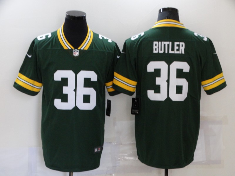 Men’s Green Bay Packers #36 LeRoy Butler Green 2021 Vapor Untouchable Stitched NFL Nike Limited Jersey