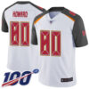 Nike Buccaneers #80 O. J. Howard White Men’s Stitched NFL 100th Season Vapor Limited Jersey