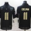 Men’s New England Patriots #11 Julian Edelman Black Camo 2020 Salute To Service Stitched NFL Nike Limited Jersey