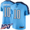 Nike Titans #10 Adam Humphries Light Blue Men’s Stitched NFL Limited Rush 100th Season Jersey