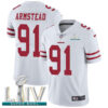 Nike 49ers #91 Arik Armstead White Super Bowl LIV 2020 Men’s Stitched NFL Vapor Untouchable Limited Jersey