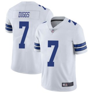 Men’s White Dallas Cowboys #7 Trevon Diggs 2021 Vapor Limited Stitched Jersey