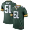 Men’s Green Bay Packers #51 Krys Barnes Legend Green Jersey