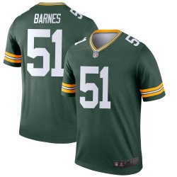Men’s Green Bay Packers #51 Krys Barnes Legend Green Jersey