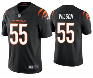 Men’s Black Cincinnati Bengals #55 Logan Wilson 2021 New Vapor Untouchable Limited Stitched Jersey