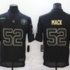 Men’s Chicago Bears #52 Khalil Mack Black 2020 Salute To Service Stitched NFL Nike Limited Jersey