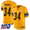 Nike Steelers #34 Terrell Edmunds Gold Men’s Stitched NFL Limited Inverted Legend 100th Season Jersey