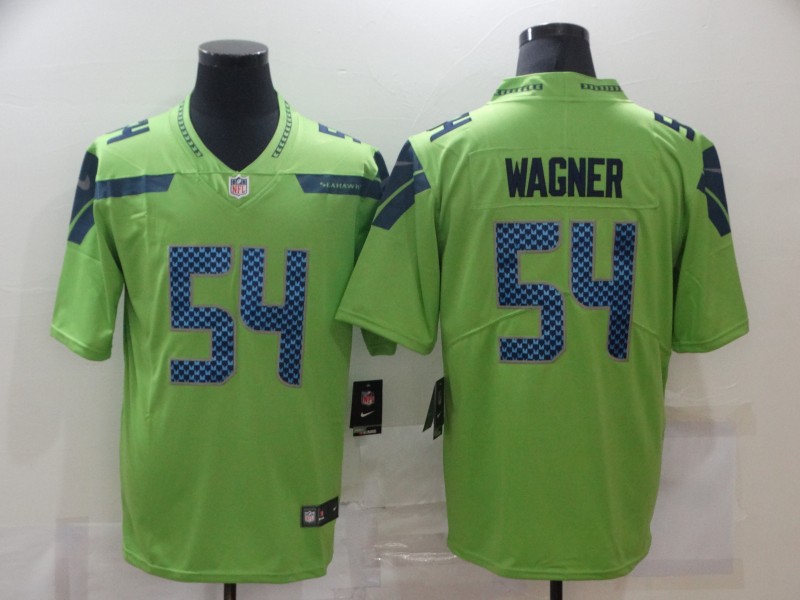 Men’s Seattle Seahawks #54 Bobby Wagner Green 2017 Vapor Untouchable Stitched NFL Nike Limited Jersey