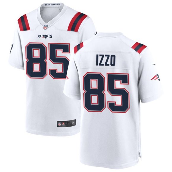 Men’s New England Patriots #85 Ryan Izzo White 2020 NEW Vapor Untouchable Stitched NFL Nike Limited Jersey