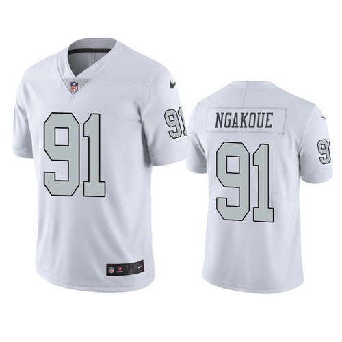 Men’s Las Vegas Raiders #91 Yannick Ngakoue Color Rush Limited Jersey