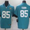 Men Jacksonville Jaguars 85 Tebow Green Nike Vapor Untouchable Limited 2021 NFL Jersey