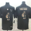 Men’s Houston Texans #4 Deshaun Watson Black Statue Of Liberty Stitched NFL Nike Limited Jersey