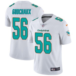Nike Miami Dolphins #56 Davon Godchaux Men’s White limited Vapor Untouchable Jersey
