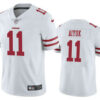 Men’s San Francisco 49ers #11 Brandon Aiyuk White 2020 Vapor Untouchable Stitched NFL Nike Limited Jersey