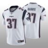 Men’s New England Patriots #37 Damien Harris White Vapor Limited Jersey