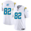 Men’s Los Angeles Chargers #82 Brenden Rice White 2024 Draft Vapor Limited Football Stitched Jersey