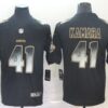 Nike Saints 41 Alvin Kamara Black Arch Smoke Vapor Untouchable Limited Jersey