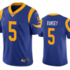 Men’s Los Angeles Rams #5 Jalen Ramsey Blue Vapor Untouchable Limited Stitched Jersey