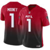 Men’s Atlanta Falcons #1 Darnell Mooney Red 2024 F.U.S.E. Vapor Untouchable Limited Football Stitched Jersey